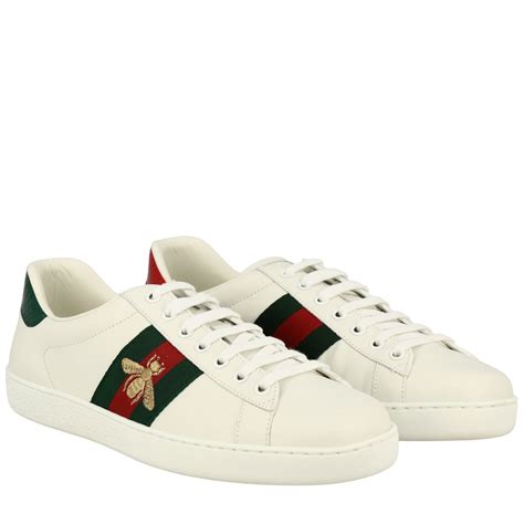 gucci white sneakers outfit|Gucci white sneakers for men.